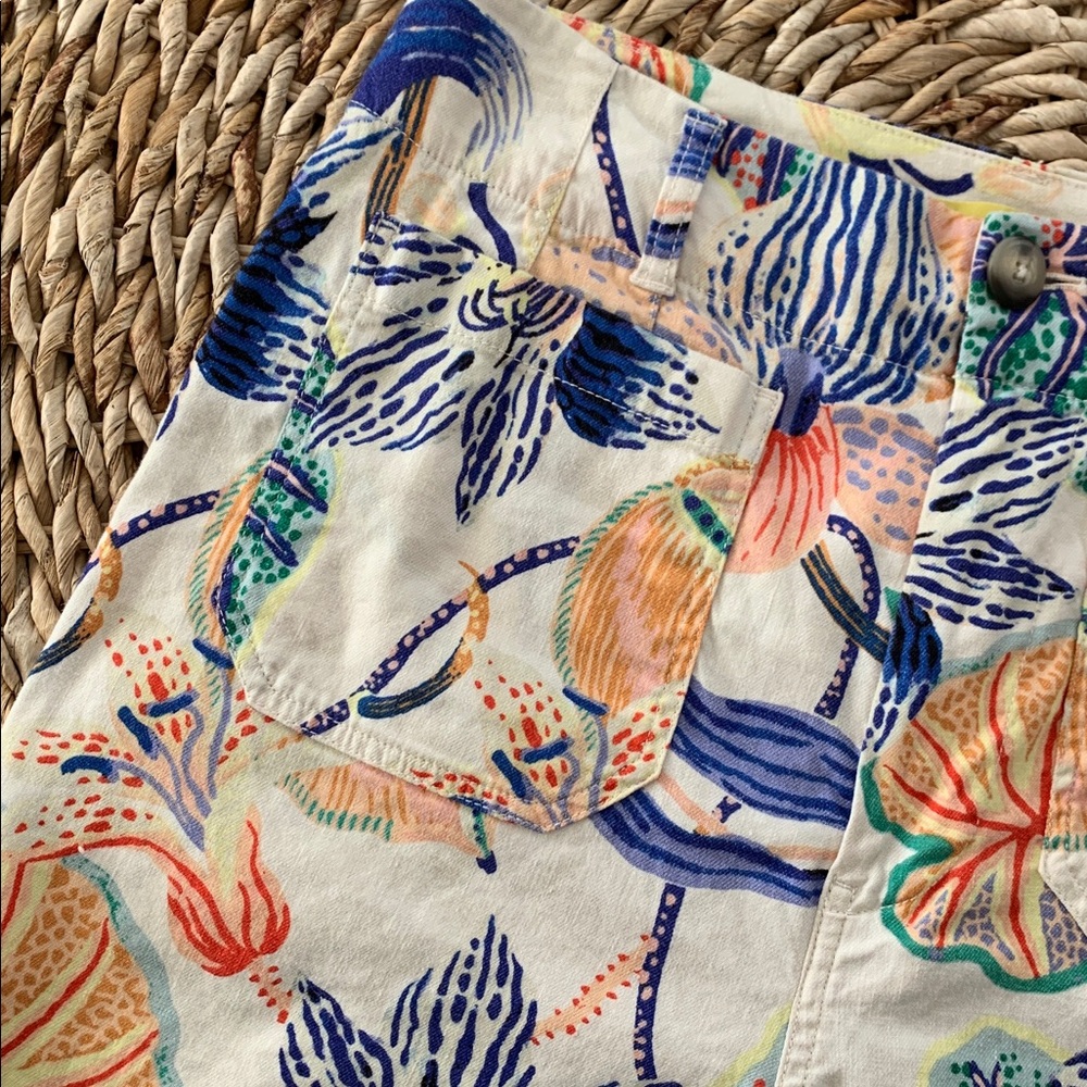 Anthropologie Colette Crop Pant Sarah Gordon Edition - Picture 11 of 16